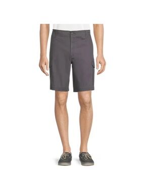 Men's Gray Cargo Shorts. 34 waist. 10 inch Inseam